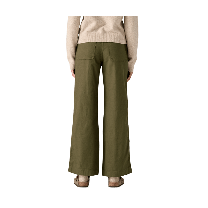 Ženske hlače POINT REYES CANVAS WIDE (Basin Green)