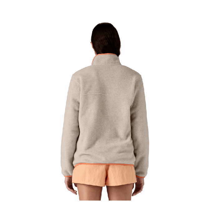 Ženski flis LW SYNCH SNAP (Oatmeal Heather w/Heirloom Peach)