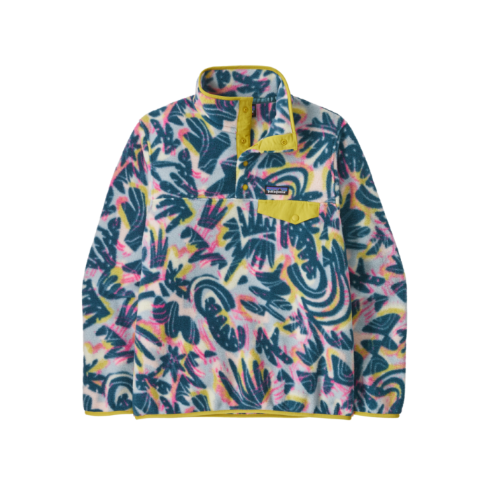 Ženski flis LW SYNCH SNAP (Wild Botanist: Tidal Teal)