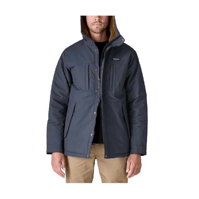 Moški podložen plašč ISTHMUS PARKA (Smolder Blue)