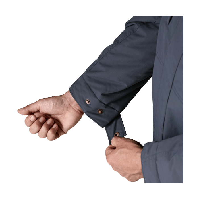 Moški podložen plašč ISTHMUS PARKA (Smolder Blue)