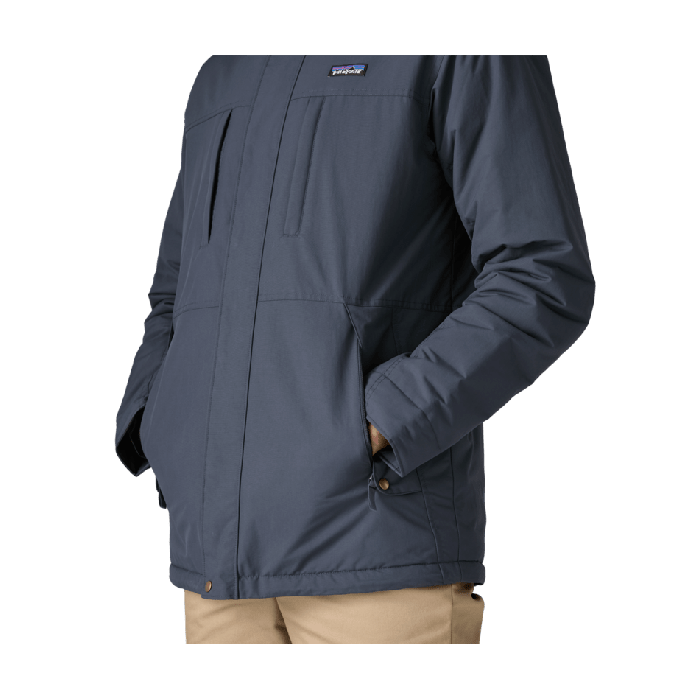 Moški podložen plašč ISTHMUS PARKA (Smolder Blue)