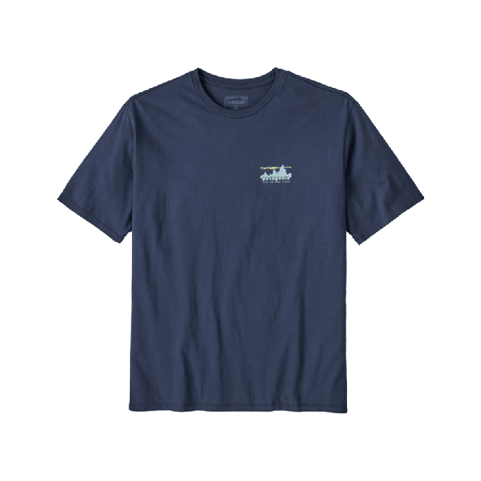 Moška majica s kratkimi rokavi '73 SKYLINE ORGANIC (New Navy)