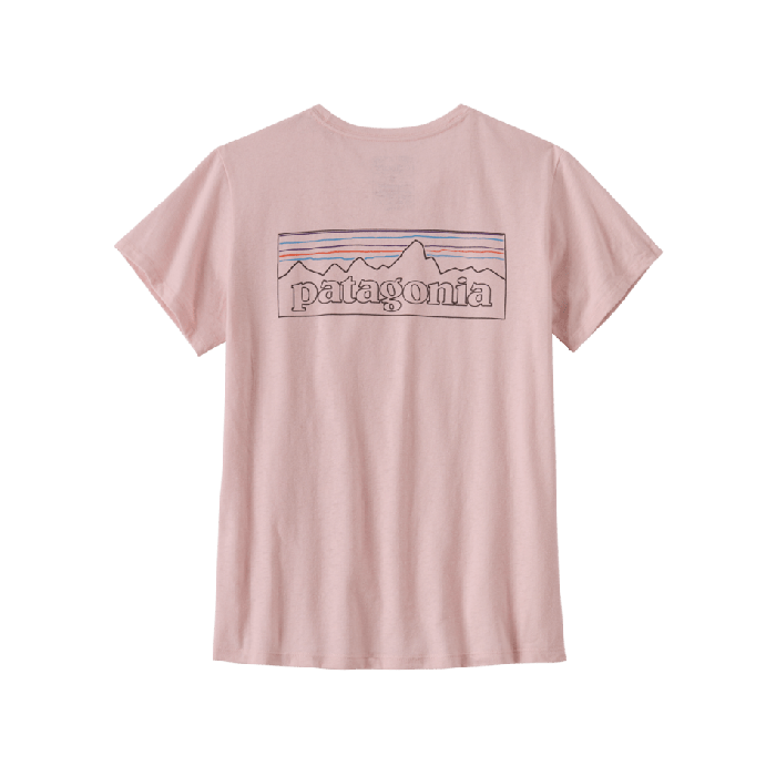 Ženska majica s kratkimi rokavi P-6 LOGO RESPONSIBILI-TEE (P-6 Outline: Whisker Pink)