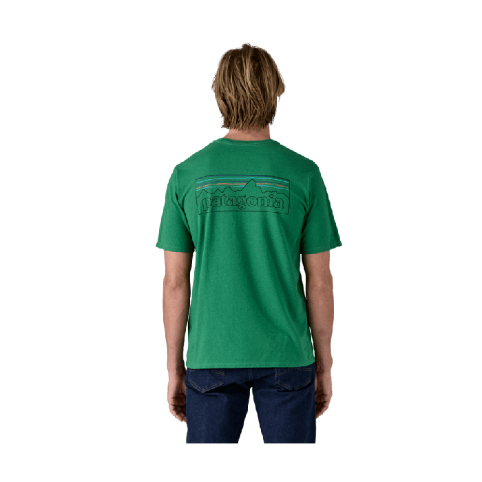 Moška majica s kratkimi rokavi P-6 LOGO RESPONSIBILI-TEE (P-6 Outline: Heartleaf Green)
