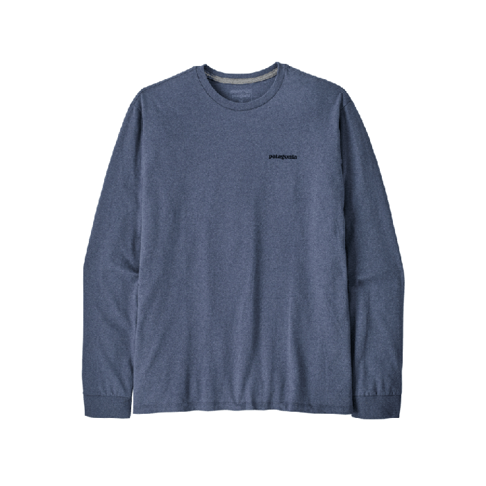 Moška majica z dolgimi rokavi P-6 LOGO RESPONSIBILI-TEE (P-6 Outline: Current Blue)