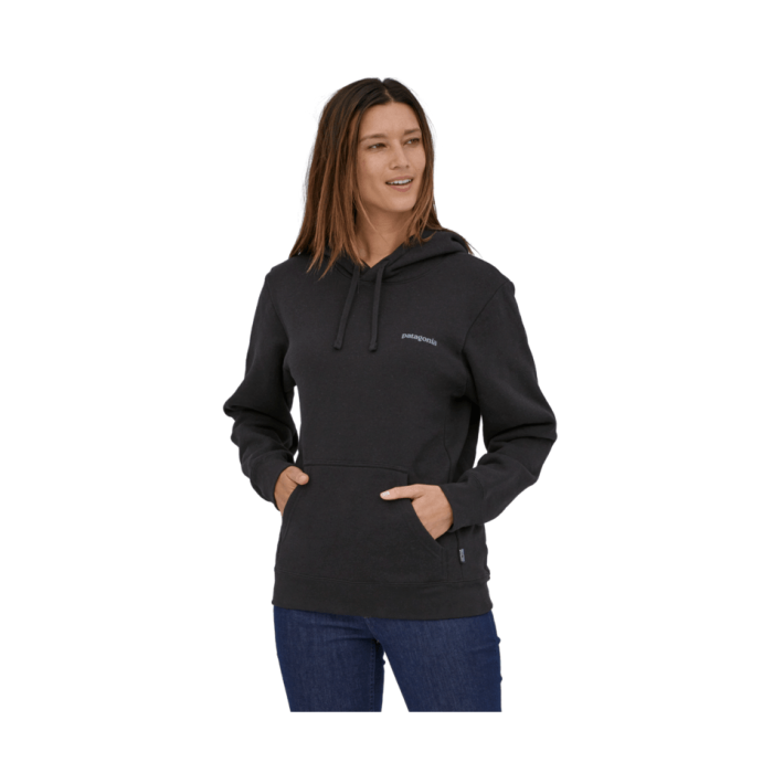 Pulover s kapuco FITZ ROY ICON UPRISAL (Ink Black)