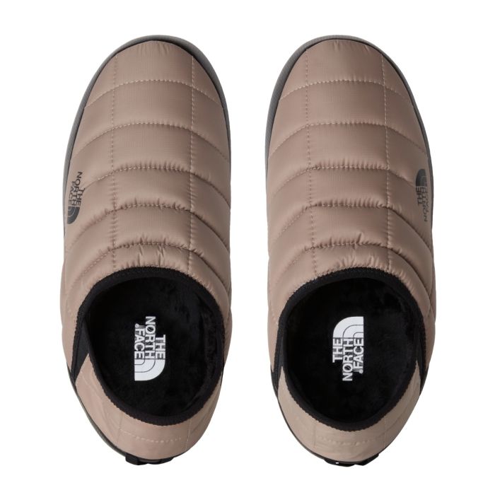 Moški podloženi copati THERMOBALL TRACTION MULE (MUSHROOM GREY/TNF BLACK)