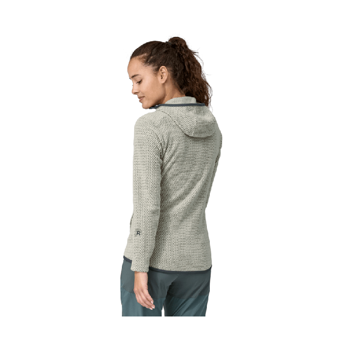 Ženski flis s kapuco R1 AIR (Wool White)