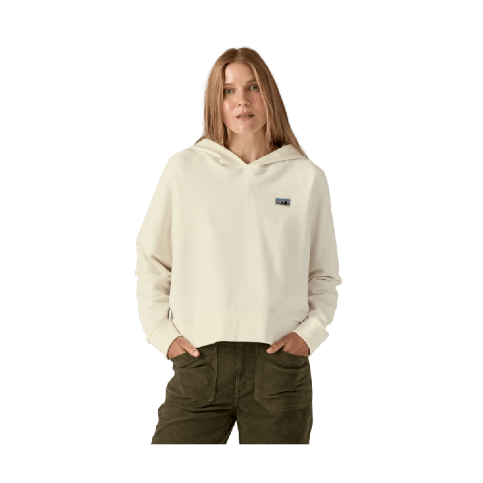 Ženski pulover s kapuco Regenerative Organic Certified Cotton Essential (Wool White)