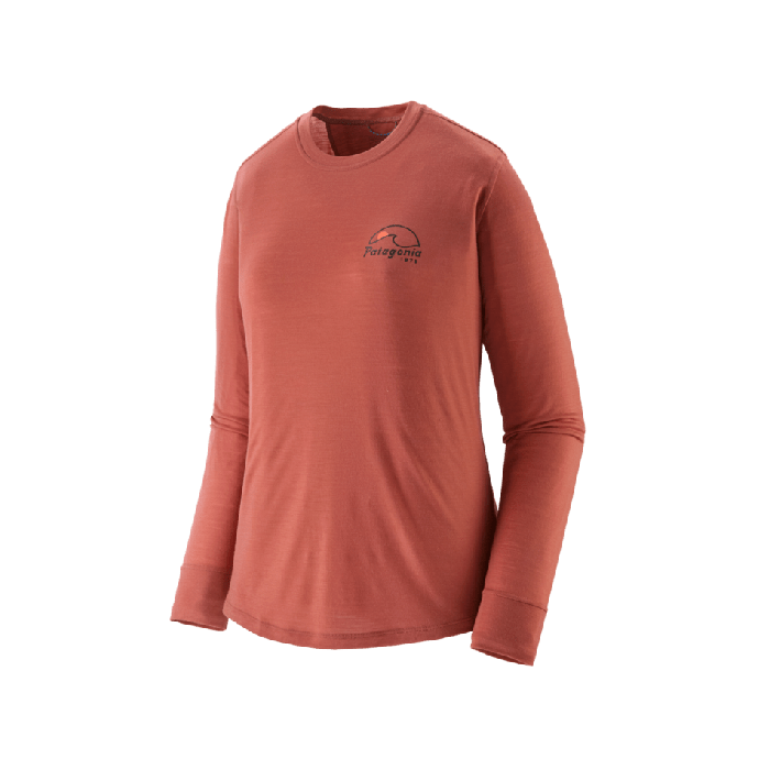 Ženska aktivna dolga majica CAPILENE COOL MERINO (Imagine Moon: Potters Red)