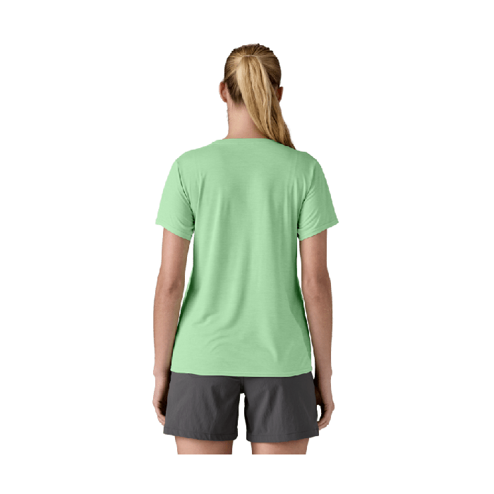 Ženska aktivna kratka majica CAPILENE COOL DAILY (Rinsed Green - Dark Rinsed Green X-Dye)