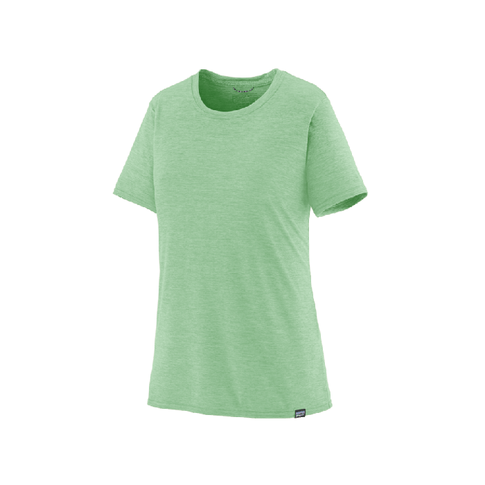 Ženska aktivna kratka majica CAPILENE COOL DAILY (Rinsed Green - Dark Rinsed Green X-Dye)