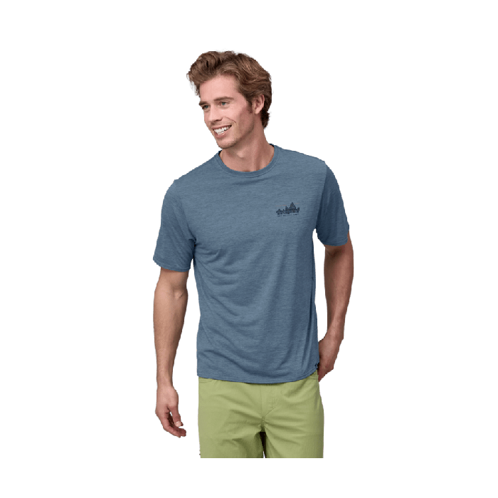 Moška aktivna kratka majica CAPILENE COOL DAILY ('73 Skyline: Utility Blue X-Dye)