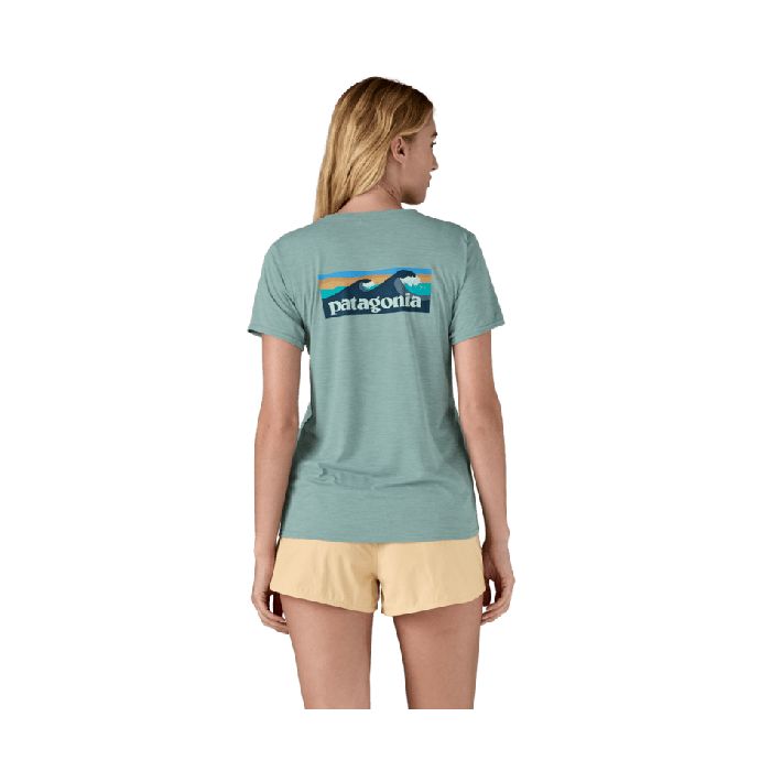 Ženska aktivna kratka majica CAPILENE COOL DAILY (Boardshort Logo: Thermal Blue X-Dye)