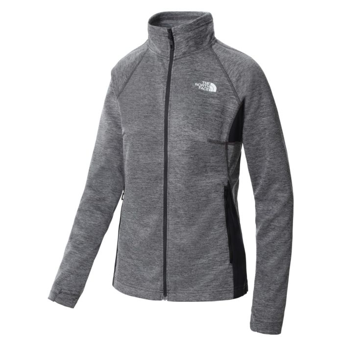 Ženski flis ATHLETIC OUTDOOR MIDLAYER (ASGYWHTR/TNFBHR)