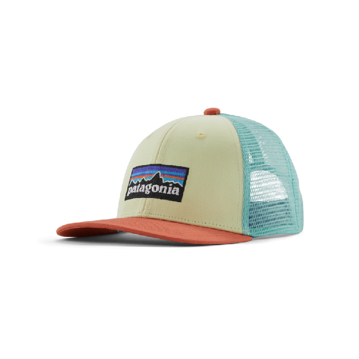 Otroška kapa s šiltom Trucker (P-6 Logo: Isla Yellow)