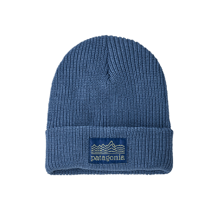 Otroška kapa Logo Beanie (Strata Stencil: Barnacle Blue)
