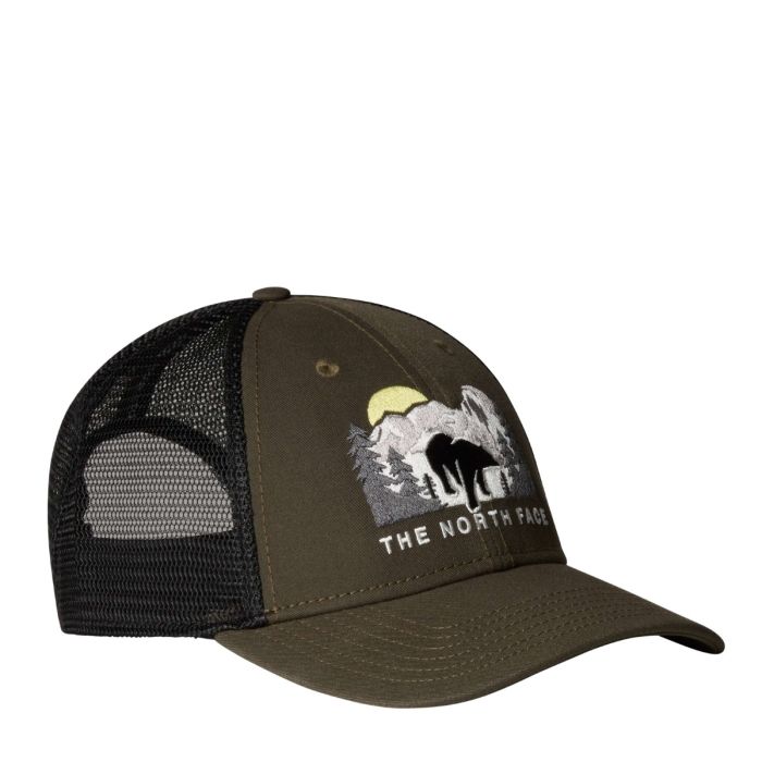 Kapa s šiltom EMBROIDERED MUDDER TRUCKER (NEW TAUPE GREEN)
