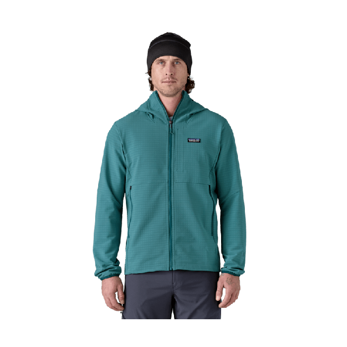 Moška softshell jakna R1 TECHFACE HOODY (Wetland Blue)