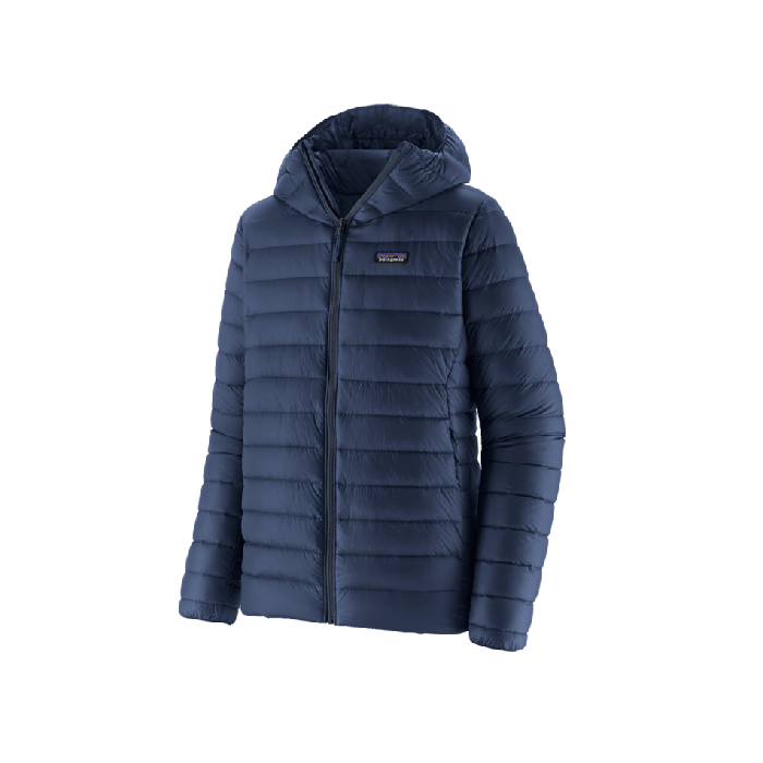 Moška puhovka s kapuco DOWN SWEATER (New Navy)