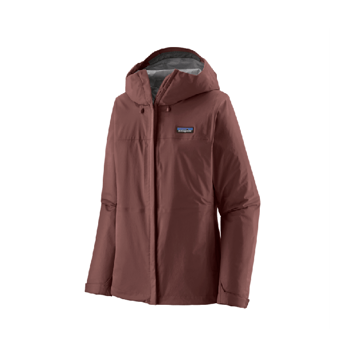 Ženska nepremočljiva vetrovka TORRENTSHELL 3L (Dark Ruby)