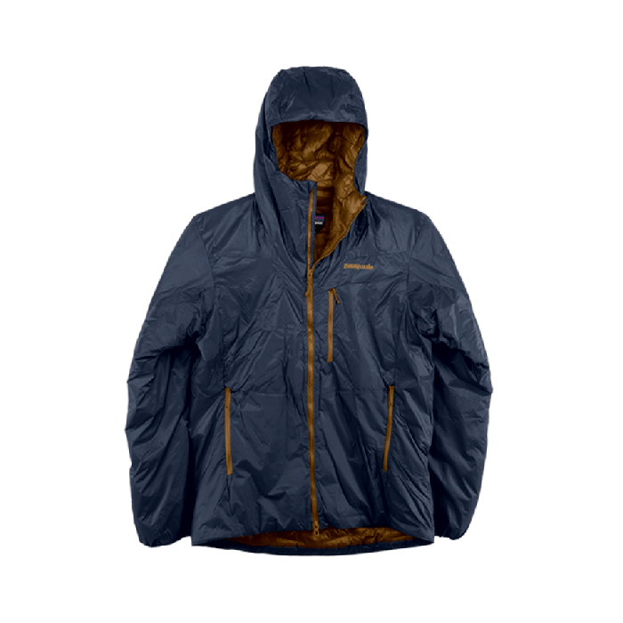 Moška podložena jakna s kapuco DAS LIGHT (Smolder Blue)