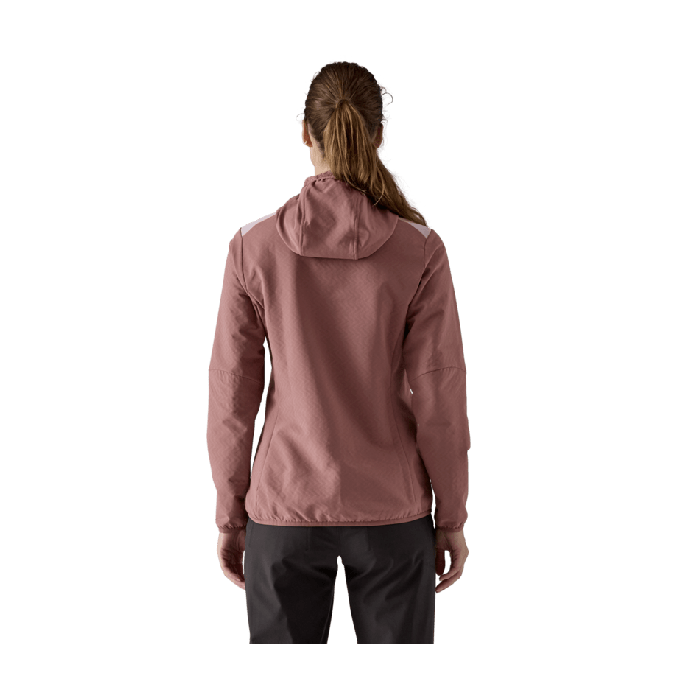 Ženska softshell jakna s kapuco R2 CROSSSTRATA (Dulse Mauve)