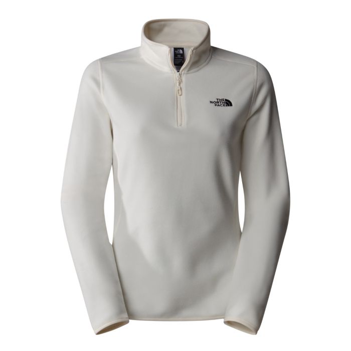 Ženski flis 100 GLACIER 1/4 ZIP (White Dune)
