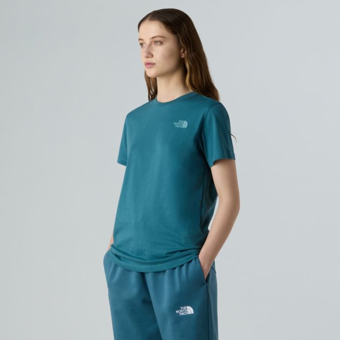 Ženska majica s kratkimi rokavi BOX NSE RELAXED (Space/Blue Eclipse)