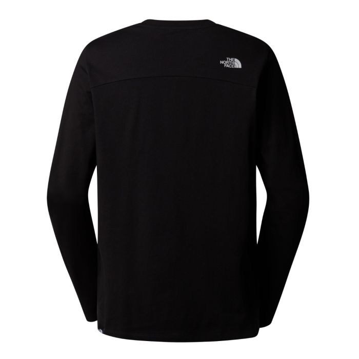 Ženska majica z dolgimi rokavi SIMPLE DOME (TNF BLACK)