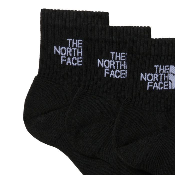 Nogavice MULTI SPORT CUSH QUARTER SOCK - 3P (TNF BLACK)