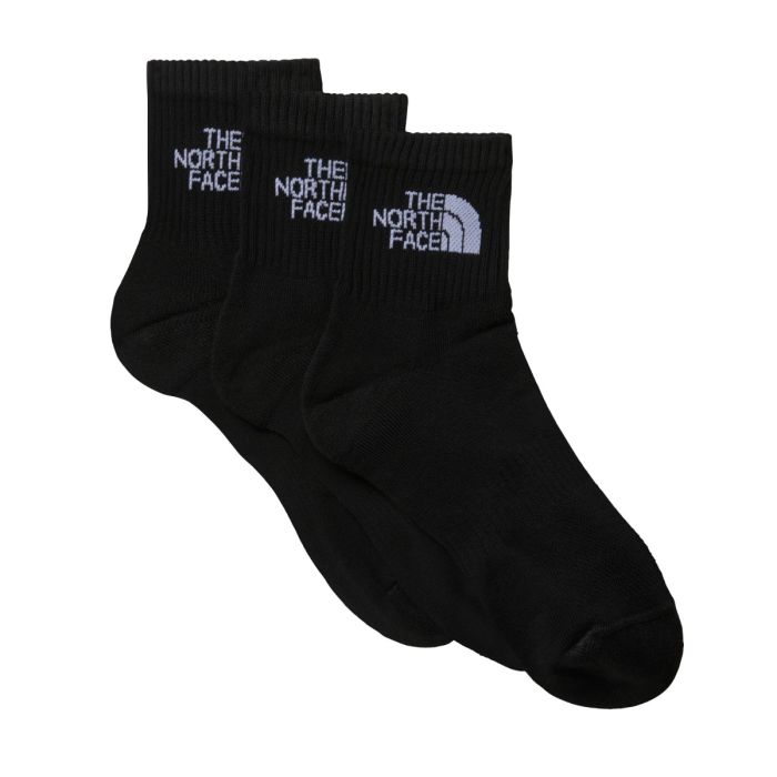 Nogavice MULTI SPORT CUSH QUARTER SOCK - 3P (TNF BLACK)