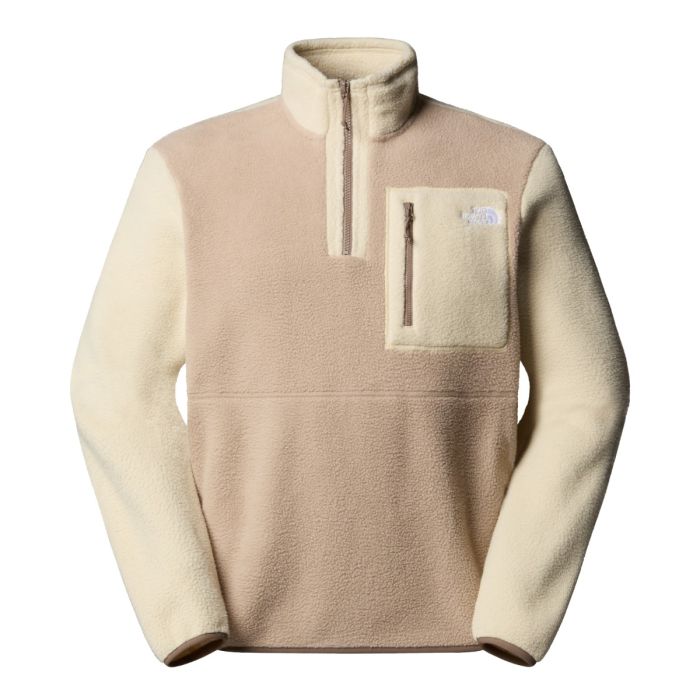 Moški flis YUMIORI 1/4 ZIP (Mushroom Grey/Gravel/Mo)