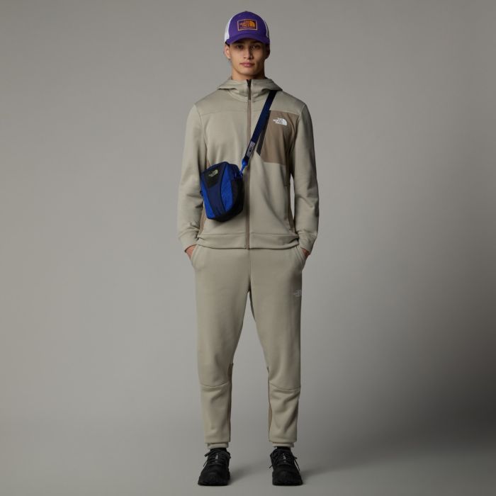 Moški flis s kapuco MOUNTAIN ATHLETICS (CLAY GREY/CAVERN GREY)