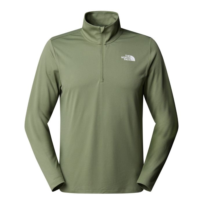 Moška aktivna dolga majica 24/7 1/4 ZIP (BARK MIST)