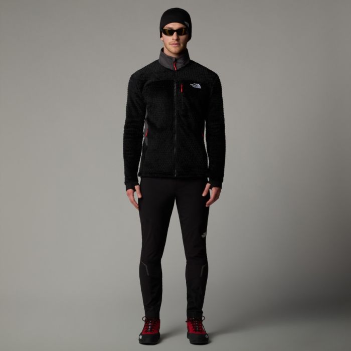 Moški flis ALPEDGE Polartec® HIGH LOFT (TNF BLACK/ANTHRACITE GREY)