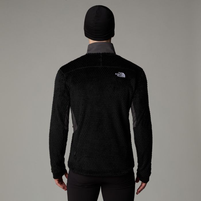 Moški flis ALPEDGE Polartec® HIGH LOFT (TNF BLACK/ANTHRACITE GREY)