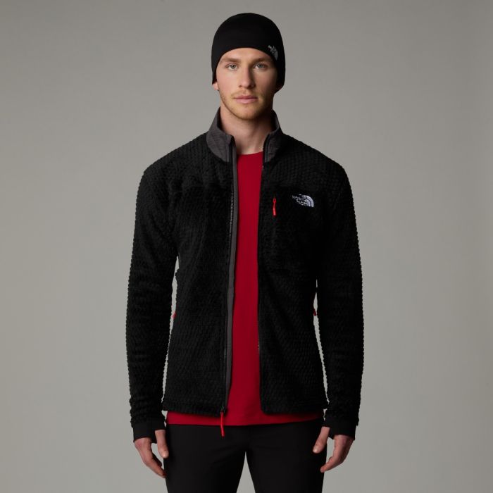 Moški flis ALPEDGE Polartec® HIGH LOFT (TNF BLACK/ANTHRACITE GREY)