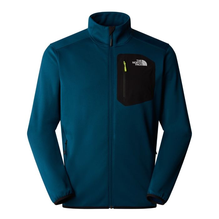 Moški flis CREST (MIDNIGHT PETROL/TNF BLACK)