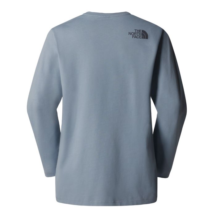 Ženska majica z dolgimi rokavi NATURAL DYE (Smoked Pearl)