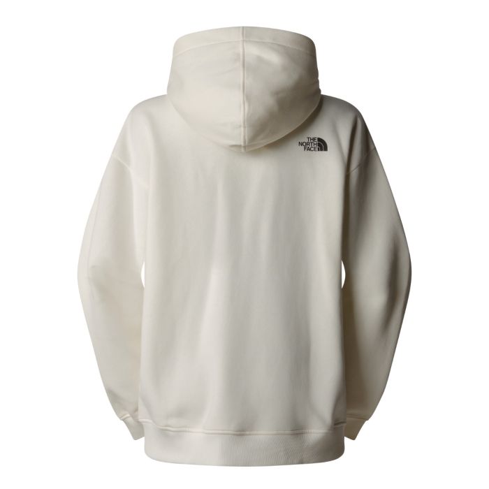 Ženski pulover s kapuco HOODIE VARSITY GRAPHIC (WHITE DUNE)