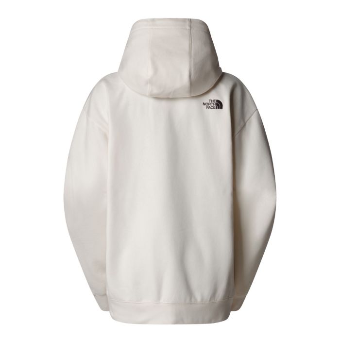 Ženski pulover s kapuco ESSENTIAL OVERSIZE (WHITE DUNE)