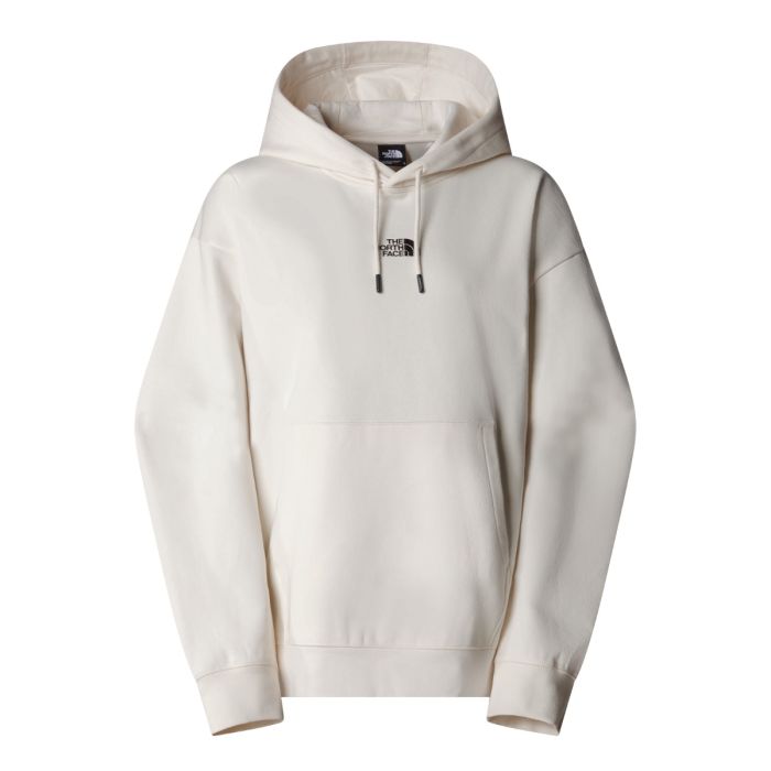 Ženski pulover s kapuco ESSENTIAL OVERSIZE (WHITE DUNE)