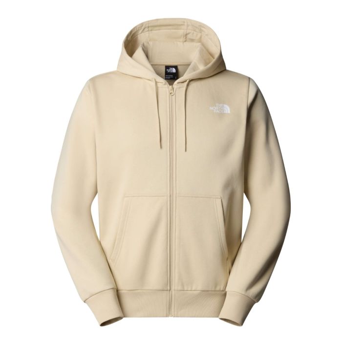Moški pulover s kapuco SIMPLE DOME FULL ZIP (GRAVEL)