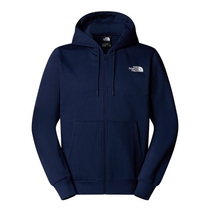 Moški pulover s kapuco SIMPLE DOME FULL ZIP (SUMMIT NAVY)