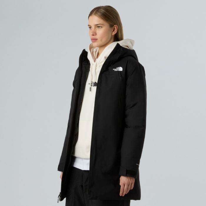 Ženski puhast plašč MOUNTAIN RANGE DOWN PARKA (TNF BLACK)