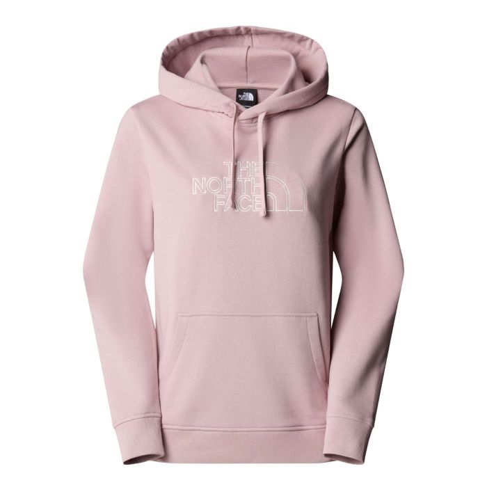 Ženski pulover s kapuco DREW PEAK LIGHT (Metal Pink/White Dune)