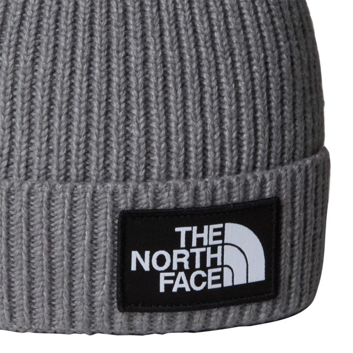 Kapa TNF LOGO BOX CUFFED BEANIE (TNF MEDIUM GREY HEATHER)