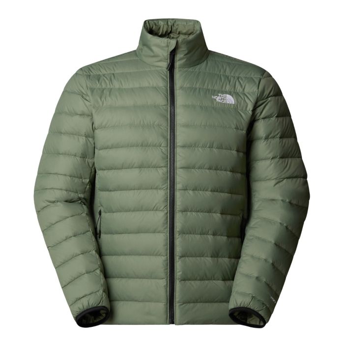 Moška puhovka s kapuco CLASSIC DOWN (BARK MIST)